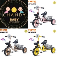 TRICYCLE CHILDREN'S TRICYCLE WITH EXOTIC BASKET ET-719 ( BASKETBALLBIG)