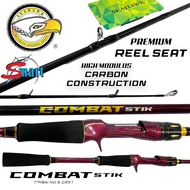 Seahawk COMBAT STIK Rod Bc 1piece And 2Piece / Kiler Toman , Ikan Haruan , Siakap Dan Lain Lain