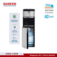 Sanken Dispenser Galon Bawah HWD-C558IC Dispenser Bottom Loading