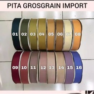 10Yard & 25Yard - 1.9cm | PREMIUM IMPORTED GROSGRIN RIBBON | GGS 6/8"