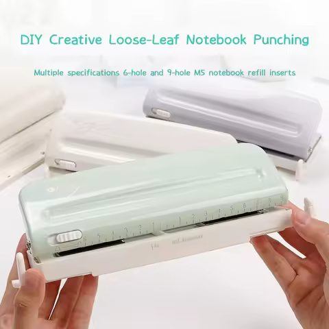 Adjustable 6/9hole Mutilhole Puncher 4mm Punching Portable Multi-Hole Adjustable M5 Puncher Bizarre 