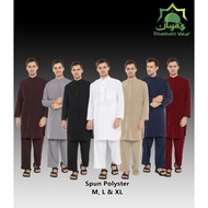 [Viral] setelan pakistan baju dan celana polos - koko gamis pria -