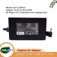 Genuine Chicony 19.5V 11.8A 230.1W A17-230P1A A230A033P Power Supply AC Adapter For ACER 230W Laptop