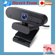 ELECOM WEB Camera Full HD 1080p 30FPS 2 Megapixels Auto Focus Built-in Microphone Privacy Shutter 1/