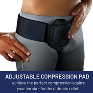Hernia Belt Truss For Inguinal Sports Hernia Support Pain Relief Recovery Strap Breathable Adjustabl