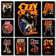 Retro Heavy Metal Band Rock Ozzy Osbourne Band Poster Canvas Painting Wall Art HD Pictures Print For