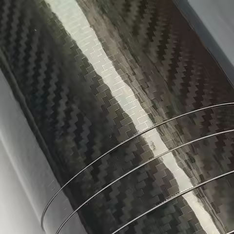 10/20/30/40/50*152cm Black Matte 3D 4D 5D Carbon Fiber Vinyl Car Wraps Auto Satin Film Vehicle Stick