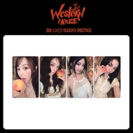 Aespa吒 2026 season's greetings特典小卡台历小卡Western House