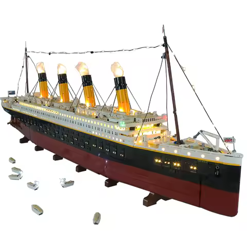 LED Light Set For Creative 10294 Titanic Royal Cruise Boat Classic Movie Ship Model Collectible Figu