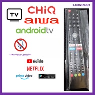 Suitable for Aiwa Chiq Android Smart TV Remote Control Netflix YouTube Remote TV Chiq Aiwa No Voice