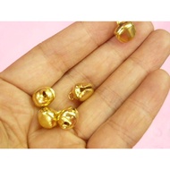 [Material King Wholesale | Taiwan Ready Stock] 0.46 Yuan {} 0.8cm Small Bell Metal | Golden | A Pack