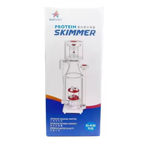 Red Starfish RS-N100 Plus DC Pump, Aquarium Internal Protein Skimmer, Fish Tank Max Litre 200-400 L,