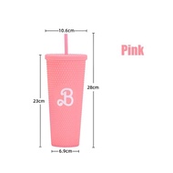 Tumbler kacamata 700ml - Miniso x Barbie Tumbler kacamata Barbie