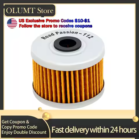 Road Passion Motorcycle Accessories Oil Filter For Honda CBX250 NX250 XL250 GB500 XL600 NX650 For Ka