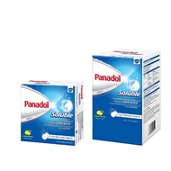 (20/120 TABLETS) TPW Panadol Soluble Paracetamol 500mg Efferverscent Tablets Lemon Flavor Ubat Sakit Kepala 帕那多止痛药