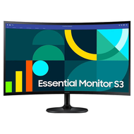 SAMSUNG 三星 27型 FHD 曲面萊茵護眼低藍100Hz飆速螢幕 S27D362GAC 27吋 1個
