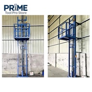 Electric Hydraulic Cargo Lift 2-8m Home Guide Rail Hydraulic Vertical Freight Elevator Lifting platf