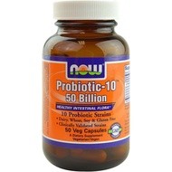 NOW Foods NOW Foods - Probiotics 10-5 billion 50 Capsules Vegetarian Capsules