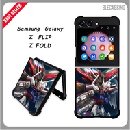 Hardcase TPU Casing Samsung Galaxy Z Flip Fold 5 4 3 5G Custom Gundam BC477
