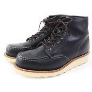 成色極佳 ◎ RED RED WING 3373 女款 6 英寸經典莫卡辛 Boundary 皮革短靴 黑色 8 1/2B (25.5cm) 女款