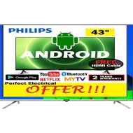 NEW Philips 43 inch 43PFT6915 / 40 inch 40PHT6916 ANDROID Smart LED TV Full HD 1080p Built in Wifi