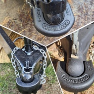【WVH】-Universal Trailer Parts Trailer Coupler Hitch Lock Tow Ball Safe Security Anti-Theft Lock Heav