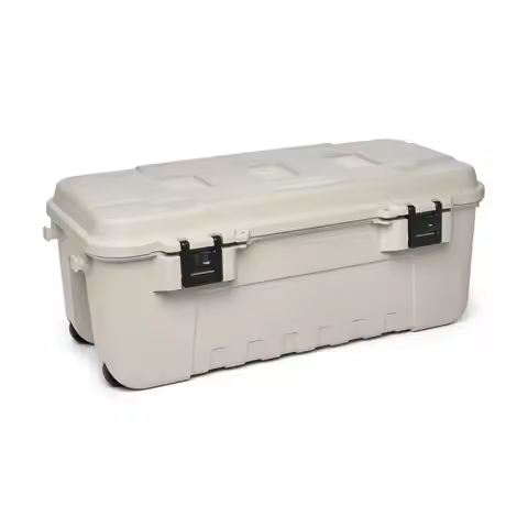 Sportsmans Trunk Smoke 27-Gallon Lockable Storage Box
