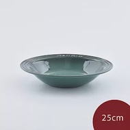 Le Creuset 東京款義大利麵盤 餐盤 深盤 圓盤 25cm 綠光森林 無紙盒