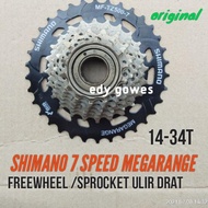 freewheel shimano megarange 7 speed sprocket shimano megarange 7 speed