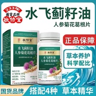 白云山水飞蓟籽油人参菊花葛根片60片/瓶可搭配护肝片 三瓶装
