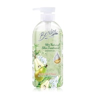 Benice Natural Shower Gel Skin Treatment English Pear and Freesia 450ml