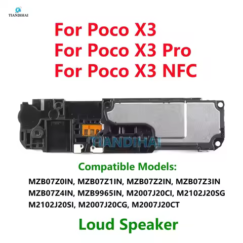For Xiaomi Poco X3 / X3 Pro / X3 NFC Loud Speaker Buzzer Ringer Sound Module Loudspeaker Parts Repla