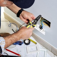 7inch Wire Stripper 10-22 AWG with Safety Lock Multifunctional Wire Stripping Tool with 7inch 2 in 1