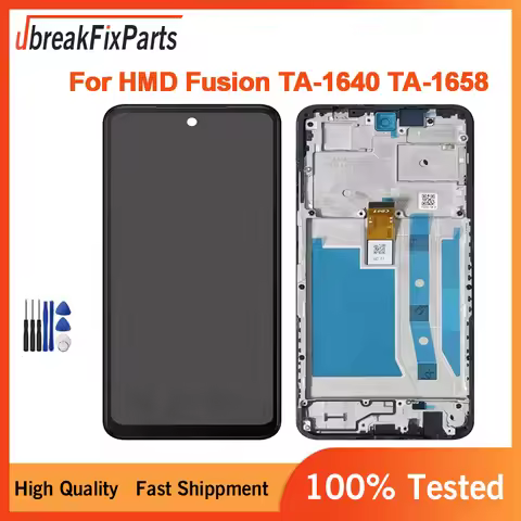 For HMD Fusion TA-1640 TA-1658 LCD Display Touch Screen Digitizer Assembly Frame