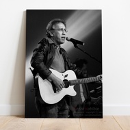 MDF Wooden Poster Iwan Fals Singer Writing Music Songs Music Music Music Music Music