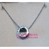 [Hong Kong DFS] Bvlgari/Bvlgari Charity Style 925 Silver Black Ceramic Necklace CL856977