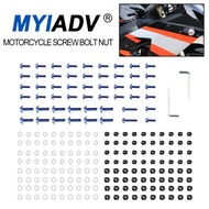 SALE 158PCS Aluminum Motorcycle Fairing Bolts Kit Body Fastener Clips Screws For Yamaha YZFR6 YZF R6