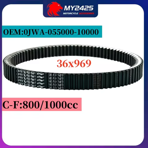 Original 36.0x969 36.0*969 Drive Belt For C-FMOTO 1000 800 850 950 0800055000 0JWA-055000-10000 X10 