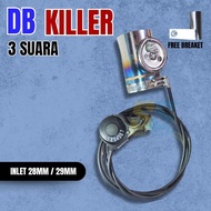 DB Killer 3 Sound Inlet 26/28/32/35 38mm Soundproofing Racing Motorcycleknalpot TZM/CMS/ ETC.