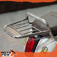 Yamaha Mio Fazzio Top Box Bracket - Black / Stainless