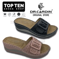 Dr Cardin Ladies Slip on Sandal Slipper Wedges 1129