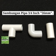 [3/4 Inch.26mm] 3/4 Inch Pipe Connection 3/4 Inch Aquarium Pipe Connection