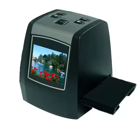 EE1 22MP All-In-1 Film & Slide Scanner W/ Speed-Load Adapters for 35mm Negative & Slides, 110, 126, 