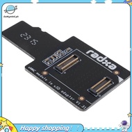【ouwym9al】EMMC to USD Board EMMC to MicroSD Adapter Board MicroSD EMMC Modules for ROCK PI 4A/4B