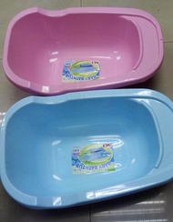 1 UNIT LARGE SIZE Newborn Baby Bath Tub Baby Wash Basin Portable Plastic Bath Tub Small Size Besen Mandi Bayi Saiz Besar Besen Mandi Budak Besen Mandi Plastik Bayi