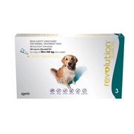 REVOLUTION TEAL 40-85LBS Dog flea drops