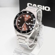 Montres Company 香港註冊公司 (32年老店) 卡西歐 CASIO 啡棕水鬼 水鬼 劍魚 槍魚 潛水款 Marlin submariner 螺旋式後蓋 不鏽鋼錶帶 不鏽鋼 一觸三摺錶扣 