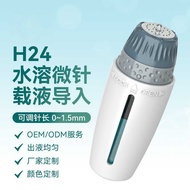 H HN24 Water-Soluble Needle Seal Adjustable Outlet Liquid Titanium Alloy Micro Needle H24 Scalp Roll