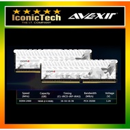 Avexir Core Series ddr4 ram 16GB(2 x 8GB) 2400MHz DIMM Desktop Memory ddr4 1.2V 288pin (AVD4UZ124001