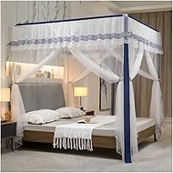 Summer bed canopy mosquito net for single double bed, Princess Room Bedroom Decor Lace Bed Curtain H